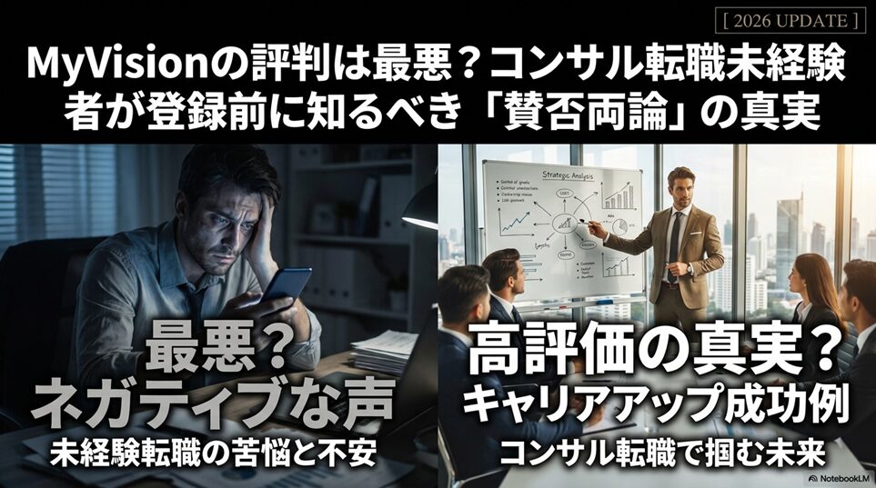 2026年最新】MyVisionの評判は最悪？コンサル転職未経験者が登録前に
